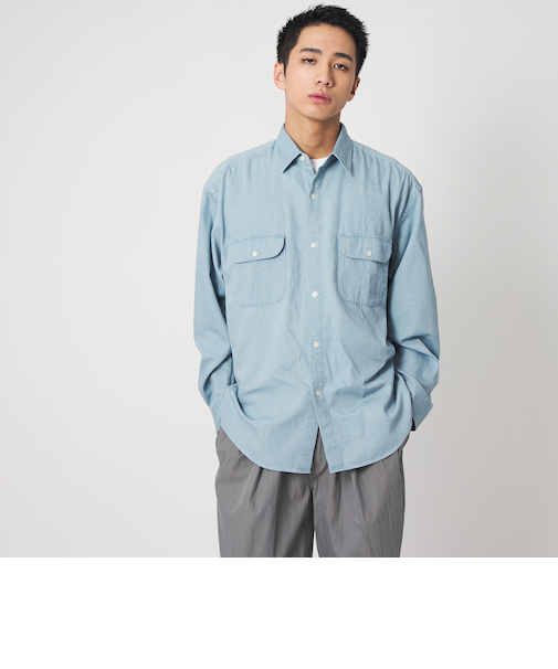＜CITEN＞ライトデニムシャツ