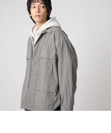 ＜CITEN＞ミリタリーポケットシャツジャケット