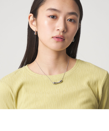 ＜CITEN＞ステンレスドロップバースネークチェーンネックレス