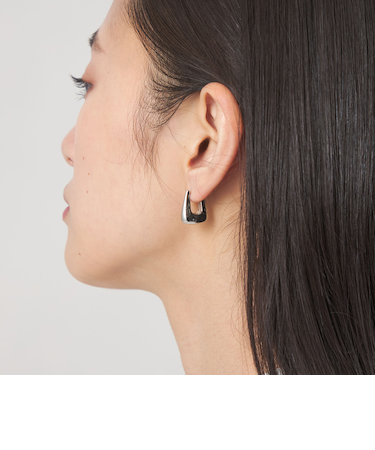＜CITEN＞ステンレススクエアボリュームピアス