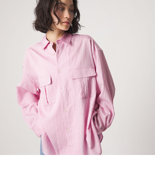 ＜CITEN＞ストライプシャツ