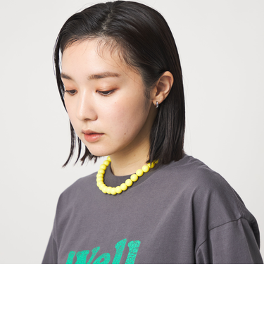 <CITEN>カラフルボールチェーンネックレス