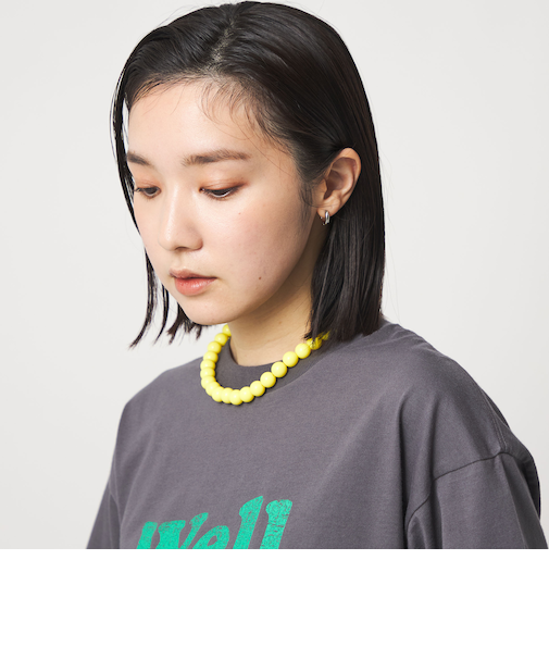 <CITEN>カラフルボールチェーンネックレス