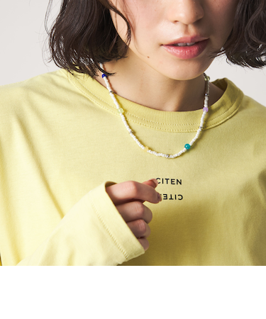 ＜CITEN＞カラーミックスビーズネックレス