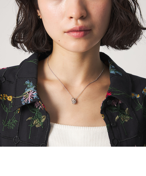 CITEN＞フラワーモチーフネックレス｜シテンの通販｜&mall（アンド