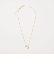 ＜CITEN＞ダブルハートボールチェーンネックレス