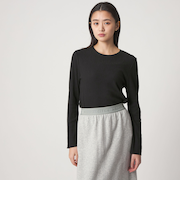 ＜CITEN＞エッセンシャルランダムリブトップ