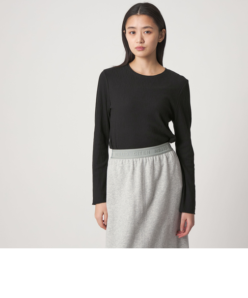 ＜CITEN＞エッセンシャルランダムリブトップ