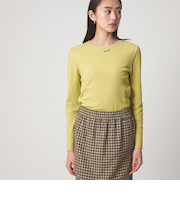 ＜CITEN＞エッセンシャルランダムリブトップ