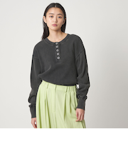 ＜CITEN＞ヴィンテージライクヘンリーワッフルトップ2WAY