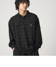 ＜CITEN＞ピンボーダーポロシャツ