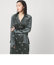 ＜CITEN＞ベロアエンブロイダリーカットシャツ