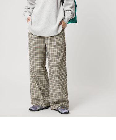 ＜CITEN＞マルチチェックイージーパンツ