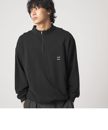＜CITEN＞ハイゲージハーフジップスウェットシャツ