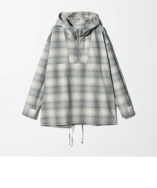 ＜CITEN＞チェックシャツフーディー