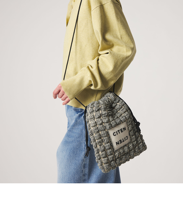 ＜CITEN＞チェックポップコーンキンチャクショルダー