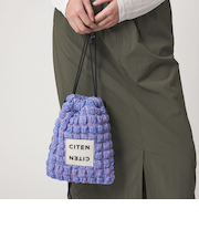 ＜CITEN＞チェックポップコーンキンチャクショルダー