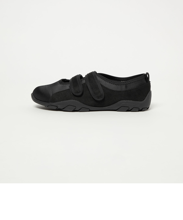 ＜CITEN＞サテンダブルストラップバレエスニーカー