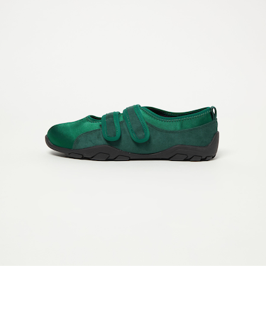 <CITEN>サテンダブルストラップバレエスニーカー