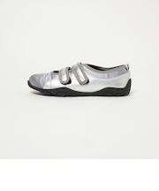 ＜CITEN＞サテンダブルストラップバレエスニーカー