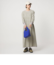 ＜CITEN＞ロゴボーダーワンピース