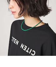 ＜CITEN＞バイカラービーズネックレス