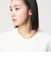 ＜CITEN＞バイカラービーズネックレス