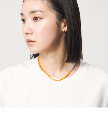 ＜CITEN＞バイカラービーズネックレス