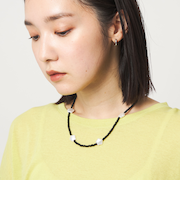 ＜CITEN＞フラワーモチーフビーズネックレス