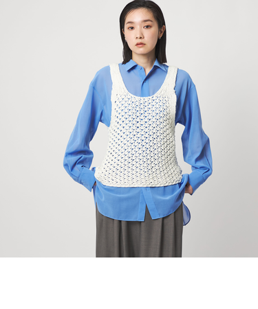 ＜CITEN＞メッシュニットベスト