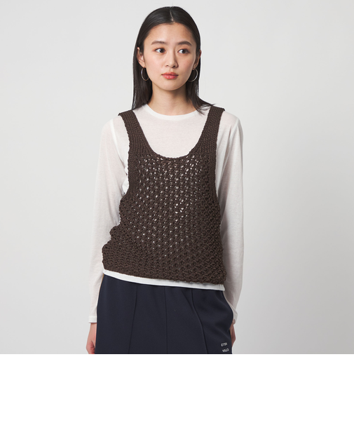 ＜CITEN＞メッシュニットベスト