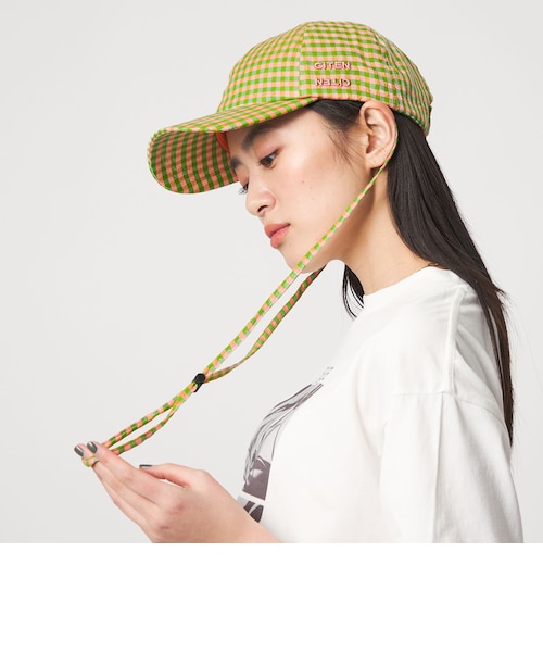 【即完売品】ttt msw ギンガムチェック　帽子　キャップ TTT gingham check logo cap ギンガムチェック キャップ - メルカリ