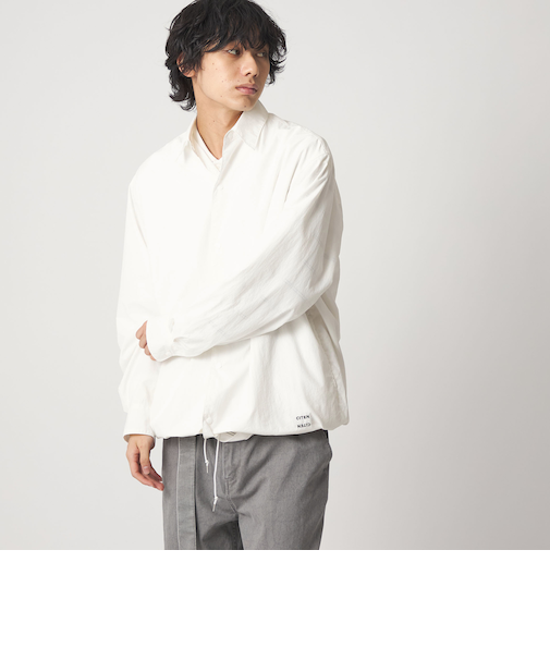＜CITEN＞シャツコーチジャケット