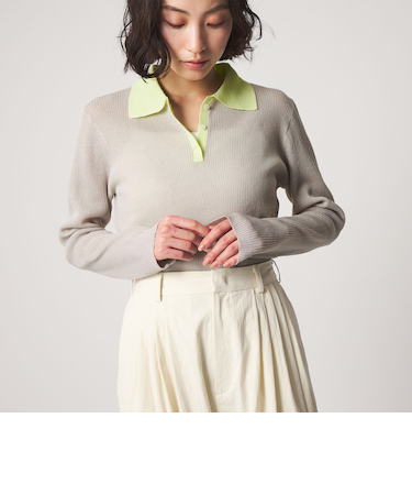 ＜CITEN＞コンパクトポロニット