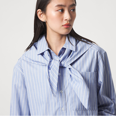 ＜CITEN＞スカーフ付きシャツ