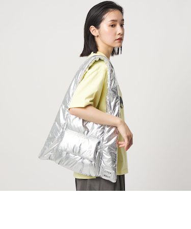 ＜CITEN＞トライアングルフラップポケットトート