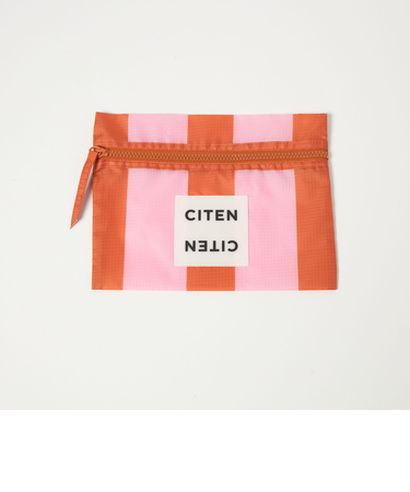 ＜CITEN＞フラットポーチストライプ