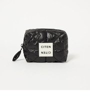 ＜CITEN＞パデッドスクエアジップポーチ