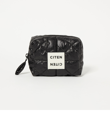 ＜CITEN＞パデッドスクエアジップポーチ