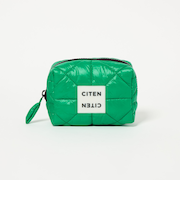 ＜CITEN＞パデッドスクエアジップポーチ