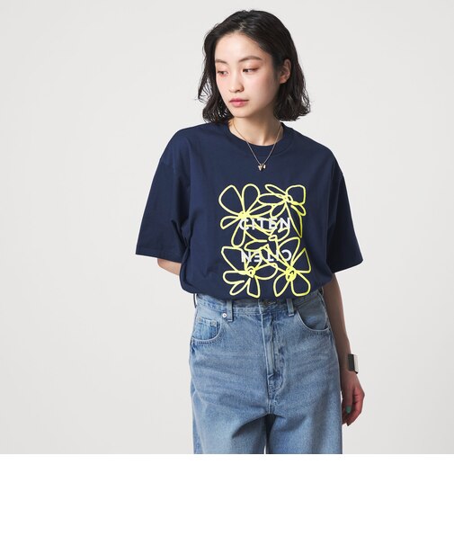 ＜CITEN＞ロゴフラワーT