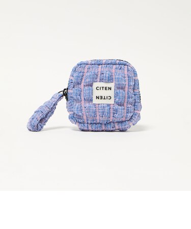 ＜CITEN＞チェックポップコーンポーチ