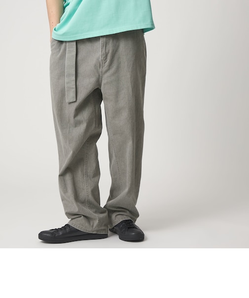 ＜CITEN＞ベルテッドウォッシュツイルパンツ