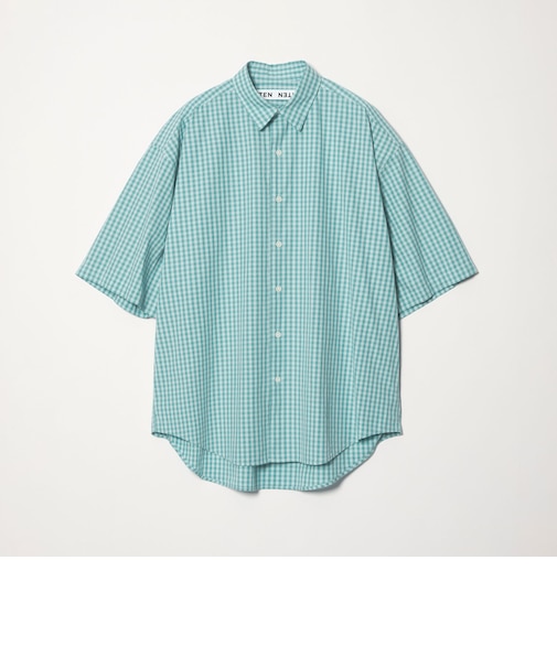 ＜CITEN＞スタンダードハーフスリーブシャツギンガムチェック