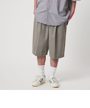 <CITEN>ウォッシュツイル2プリーツショートパンツ