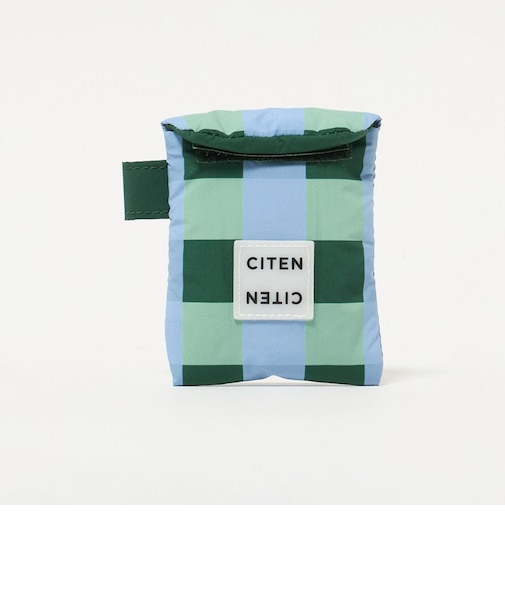 ＜CITEN＞パデッドチェックポーチSサイズ