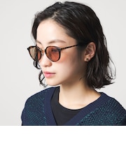 ＜CITEN＞ケース付きカラーグラスメタルリム