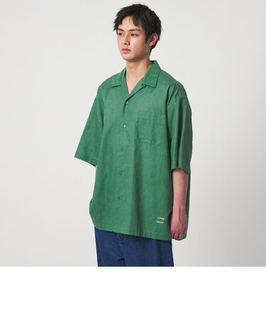 ＜CITEN＞リネンコットンオープンカラーシャツ