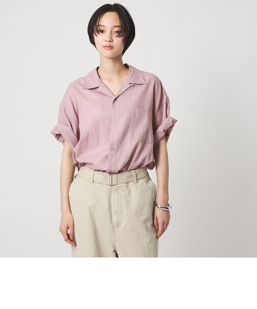 ＜CITEN＞リネンコットンオープンカラーシャツ