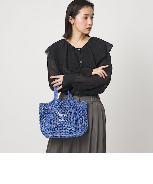 ＜CITEN＞ラメコードクリアトートバッグ